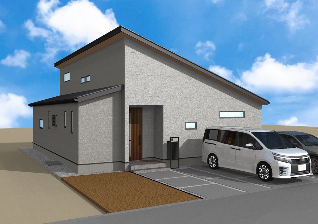 ラビングタウン狭山市北入曽437 | 税制・金利等が優遇される長期優良住宅。勾配天井と梁を活かしたデザイン性のあるLDK.ワンフロアーだからの生活しやすい平屋建。