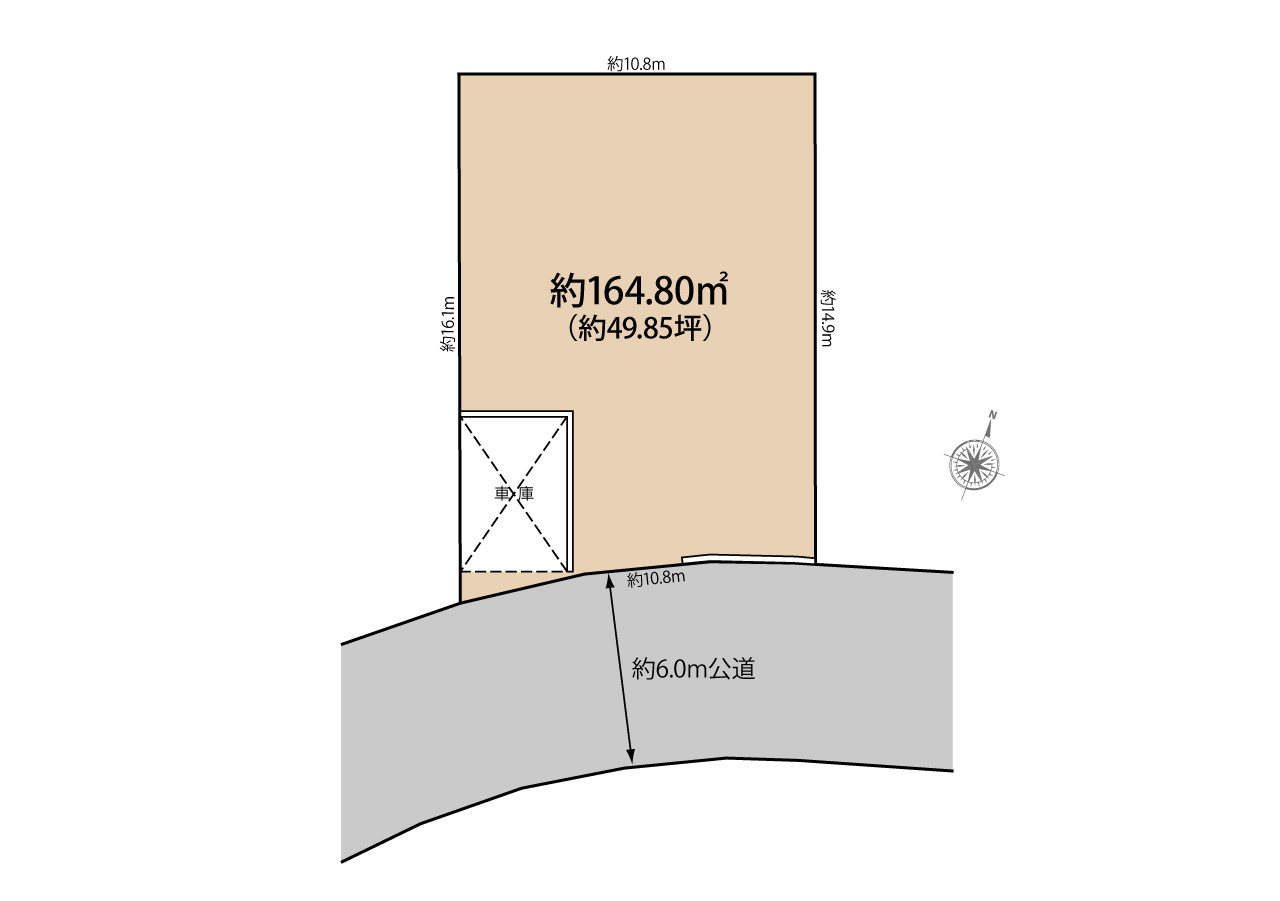 ラビングタウン山口5009 | 西武狭山線「下山口」駅歩8分。土地約49坪!!道路より高い位置のため、陽当の良さ、プライバシーも確保しやすい立地です。