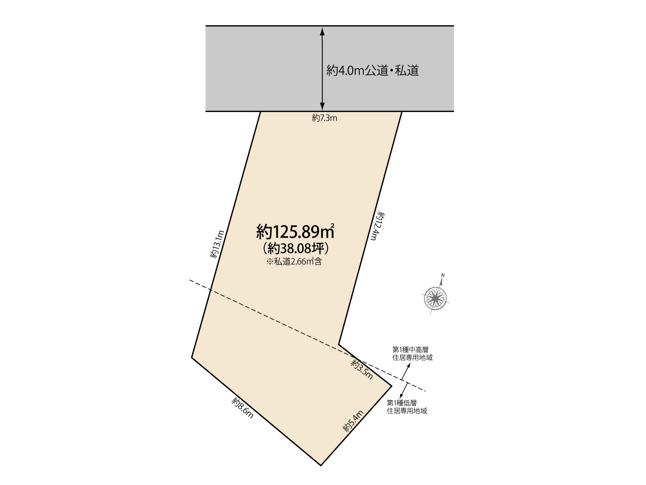 ラビングタウン西東京市中町5丁目  | 2線2駅利用可。土地約38坪。周辺は緑が多く残る住環境。スーパー・学校も徒歩圏で生活便利な立地。建築条件なし、お好きなハウスメーカーで建築できます